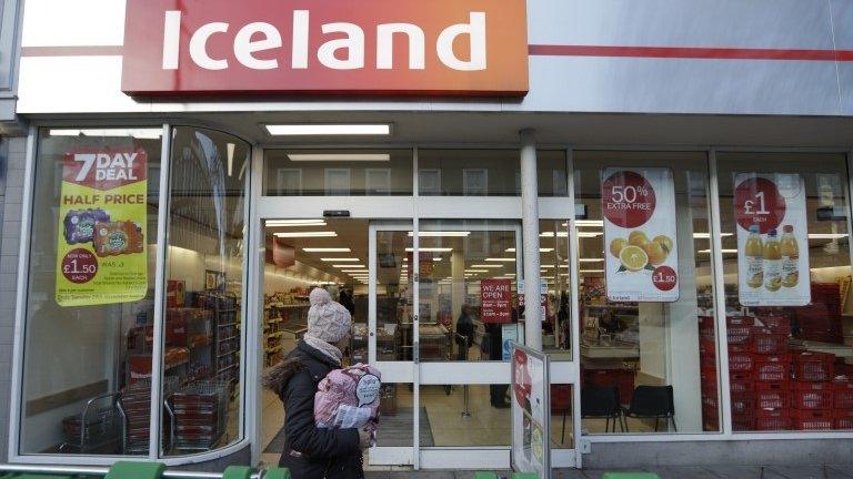 Iceland supermarket