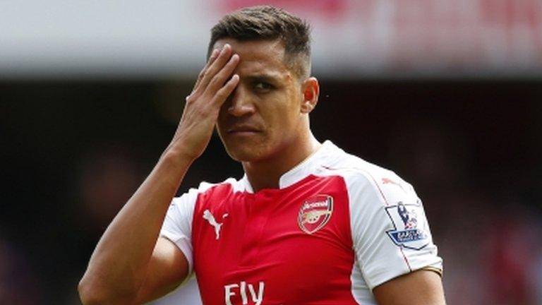 Arsenal forward Alexis Sanchez