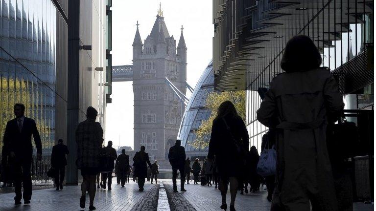 Workers near Tower Bridge