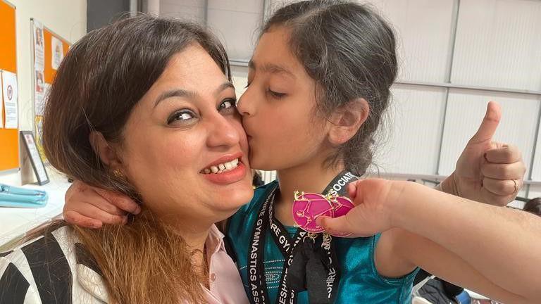 Erum Khan and her daughter Zoya