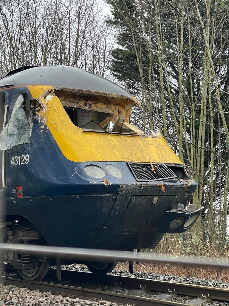 train near Broughty Ferry