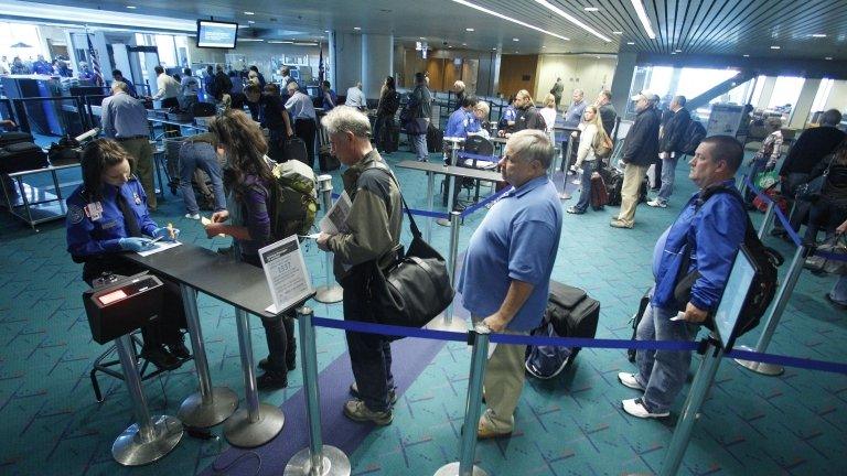 Airport security at Portland, Oregon