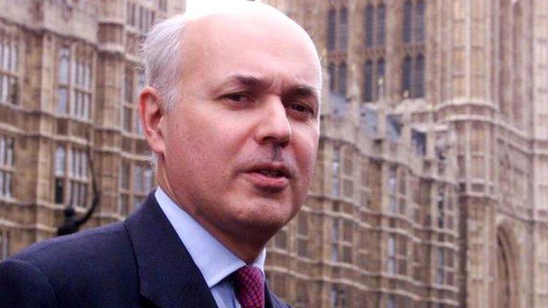 Work and Pensions Secretary Iain Duncan Smith