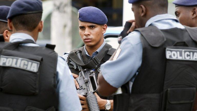 Brazilian policemen