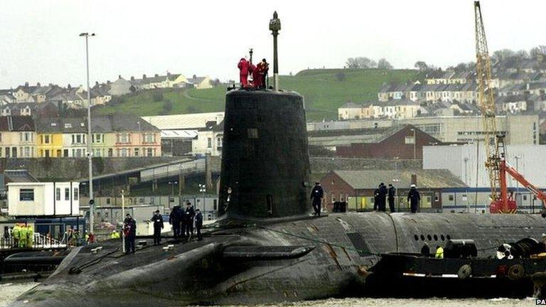 Trident submarine