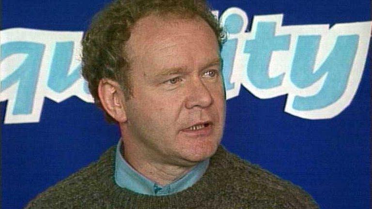 Martin McGuinness, pictured in 1997