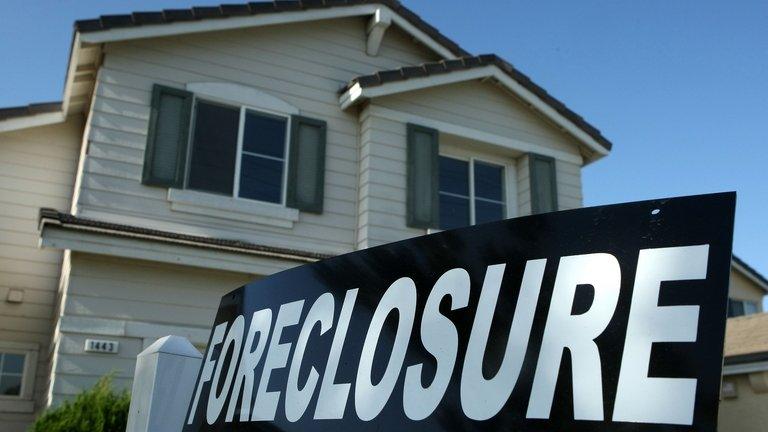 Stockton foreclosure sign