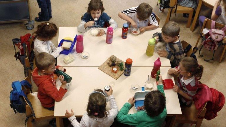 Children at nursery