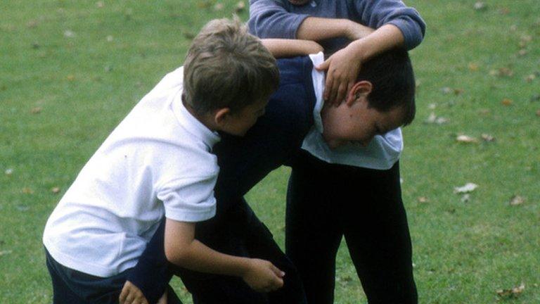 Children fighting