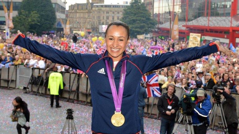 Jessica Ennis at event in Sheffield