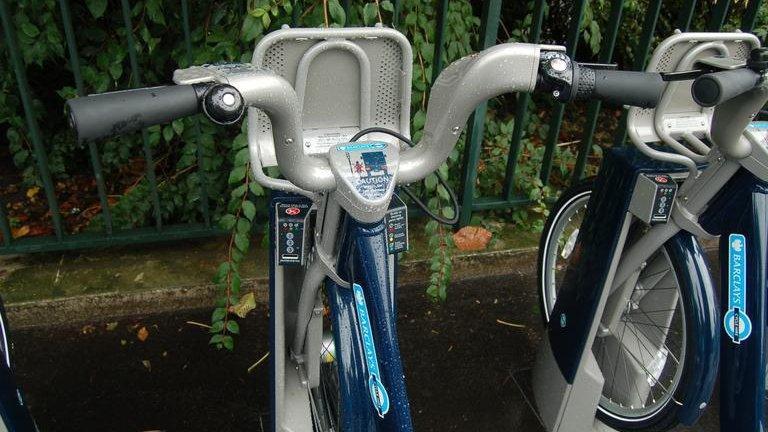 Barclays Cycle Hire docking stations in London