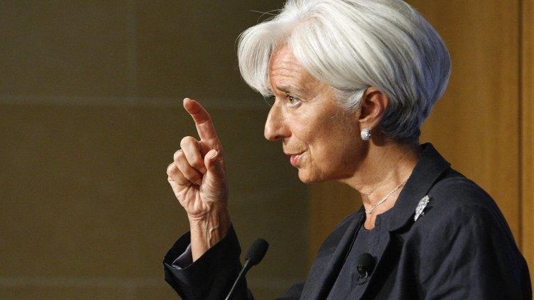 International Monetary Fund Managing Director Christine Lagarde