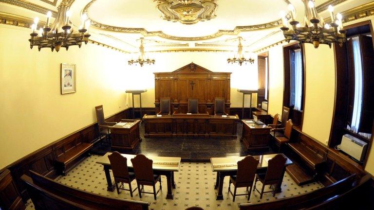 The Vatican courtroom where Paolo Gabriele is being tried (picture taken 27 September)