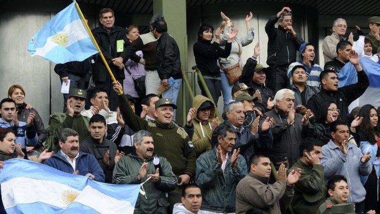 Protesters in Buenos Aires. Photo: 3 October 2012