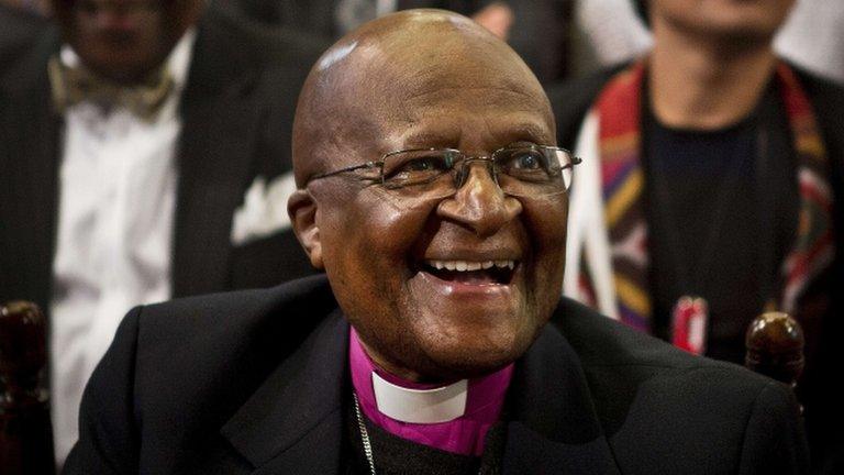 Archbishop Desmond Tutu, file photo from September 2012