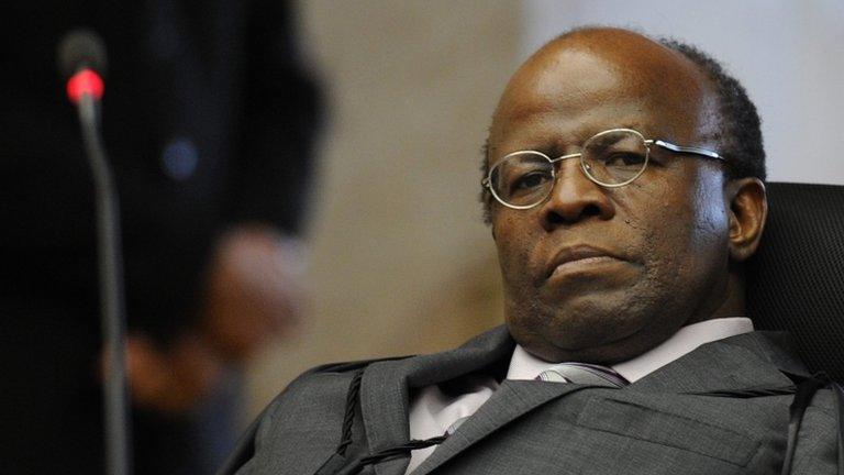 Supreme court judge Joaquim Barbosa