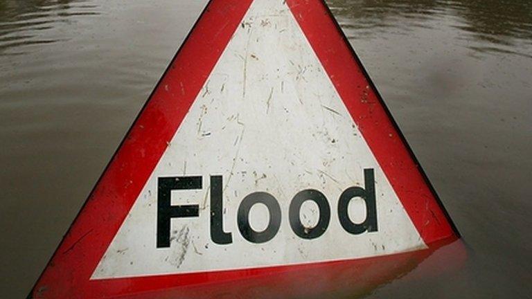 Generic flood sign