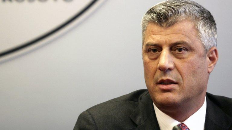 Kosovan Prime Minister Hashim Thaci (archive image)