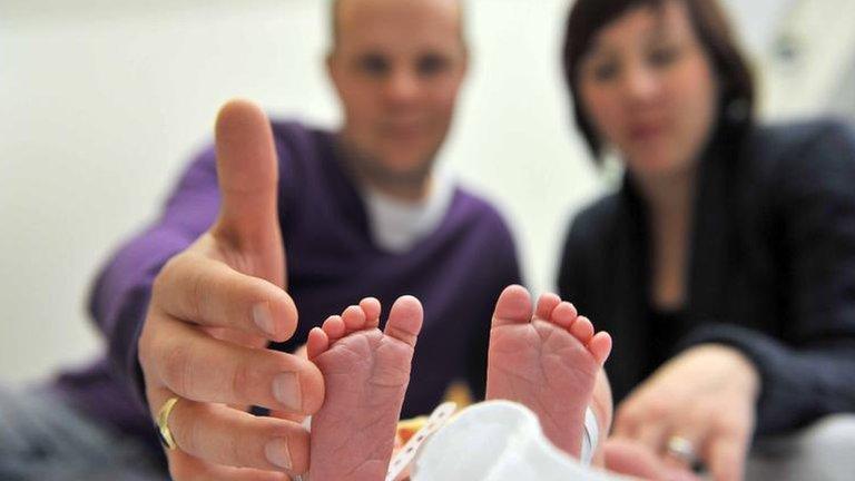 Parents and baby