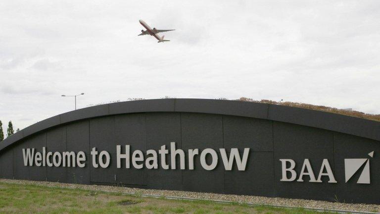 Heathrow sign