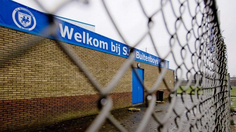 Football club Buitenboys in Almere, the Netherlands, on 3/12/12