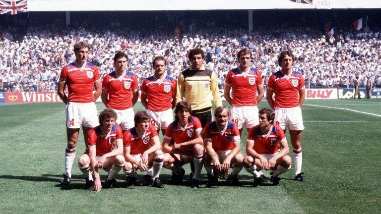 England 1982 World Cup team