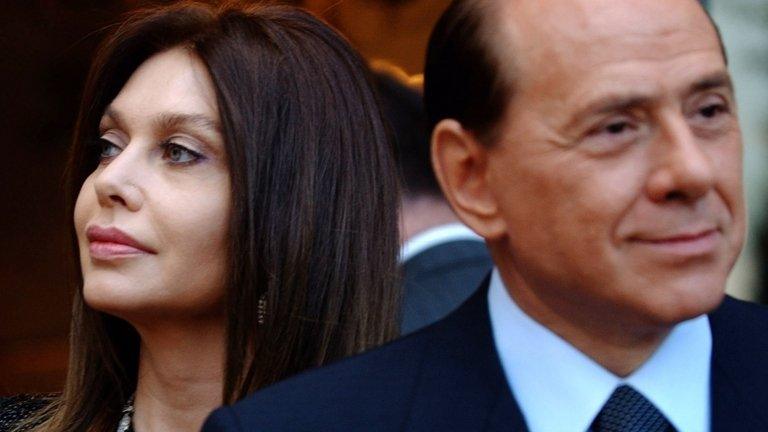 Veronica Lario and ex-husband Silvio Berlusconi