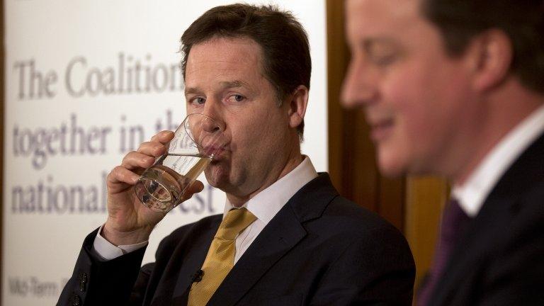 Nick Clegg and David Cameron