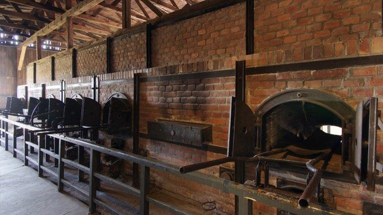 Crematorium furnaces at Majdanek (undated image)