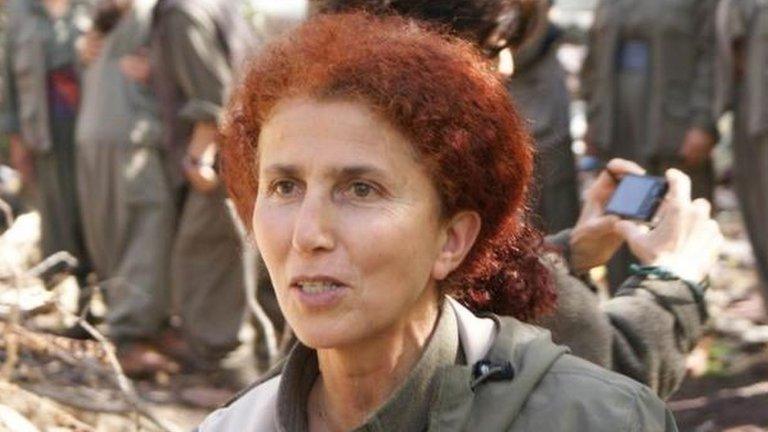 PKK co-founder Sakine Cansiz (undated file photo)