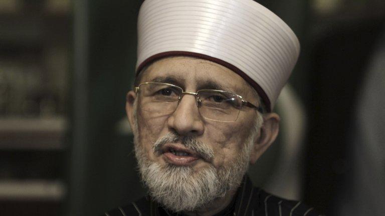 Dr Tahirul Qadri in Lahore, Pakistan, 9 January