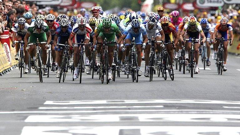 Tour de France cyclists