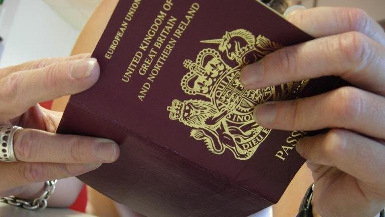 A UK passport