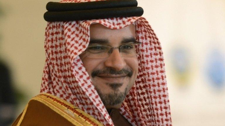 Crown Prince Salman al-Khalifa (30 January 2013)