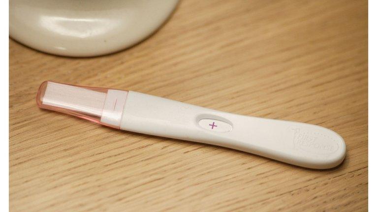 Pregnancy test stick