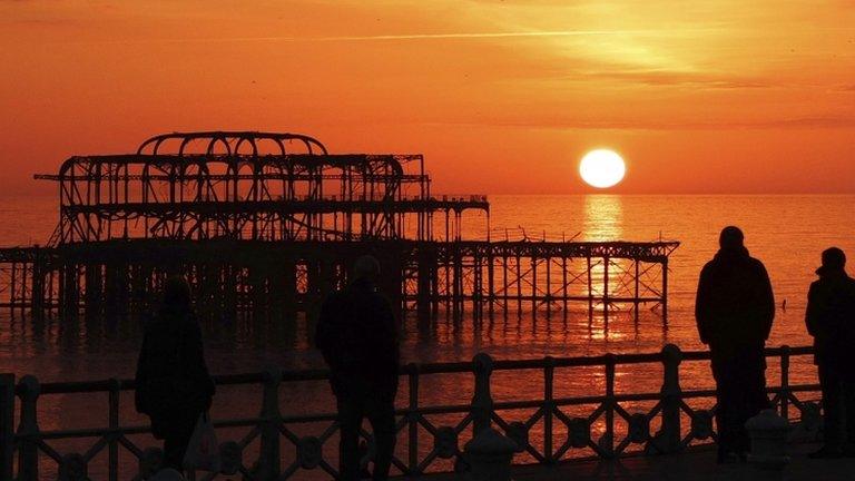 Brighton seafront February 16 2013