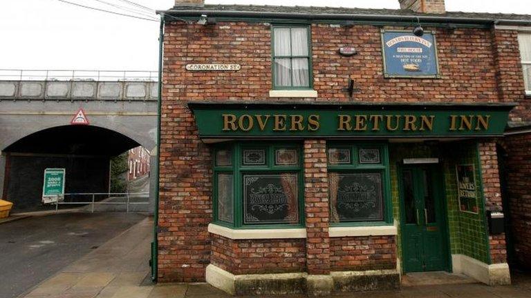 Rovers Return pub from Coronation Street