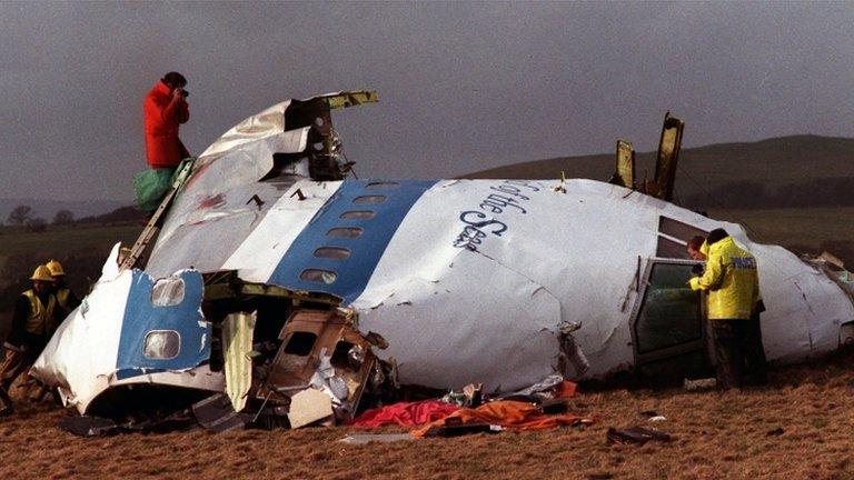 Aftermath of the Lockerbie bombing