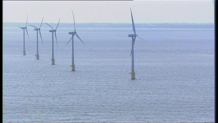 Scroby Sands offshore wind farm in the North Sea