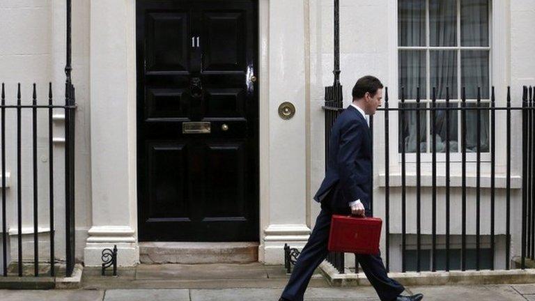 George Osborne in Downing Street