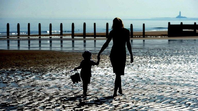 Beach in Blyth, Northumberland