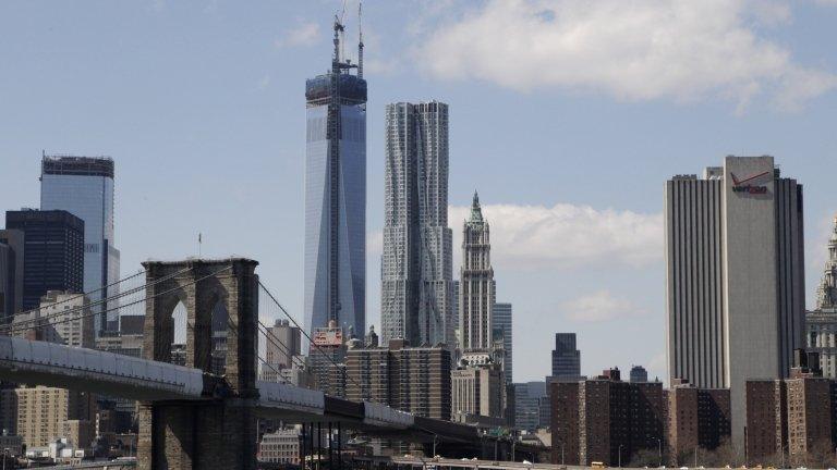 One World Trade Center uncer construction in New York 20 March 2013