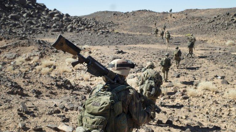 French troops in northern Mali - March 2013