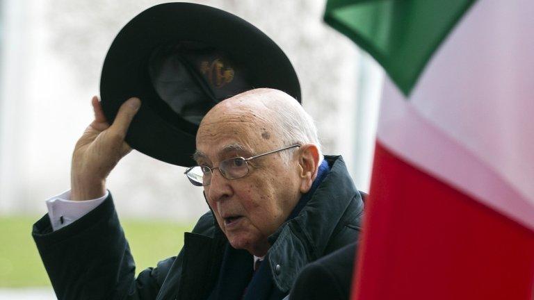 Giorgio Napolitano. Photo: February 2013