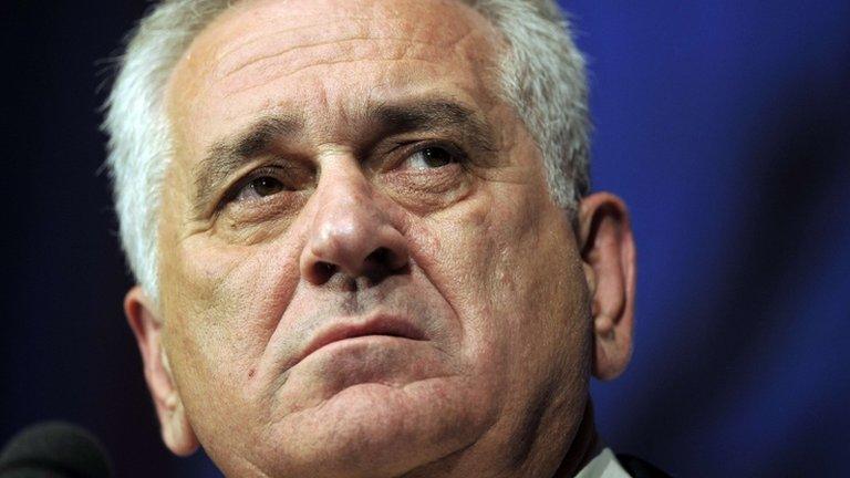 Serbian President Tomislav Nikolic (file image)