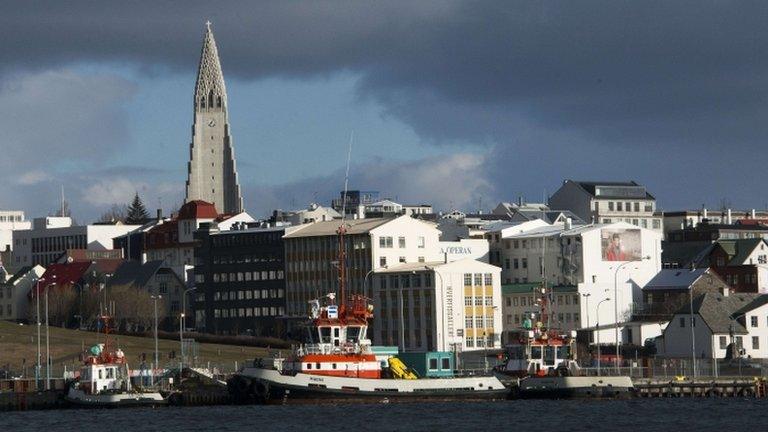 Iceland's capital Reykjavik. Photo: 25 April 2013