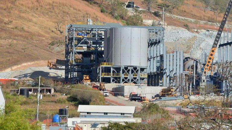 The San Rafael mine in San Rafael Las Flores