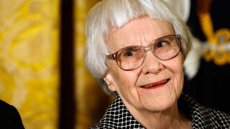 Pulitzer Prize winner and To Kill A Mockingbird Harper Lee in 2007