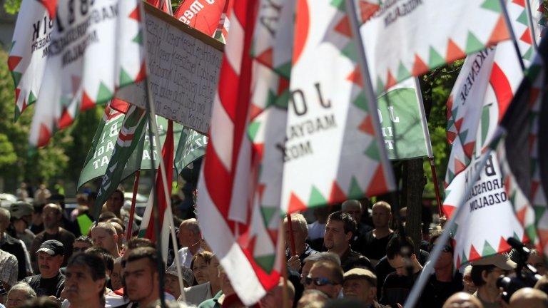 Jobbik rally in Budapest, Hungary (4 May 2013)