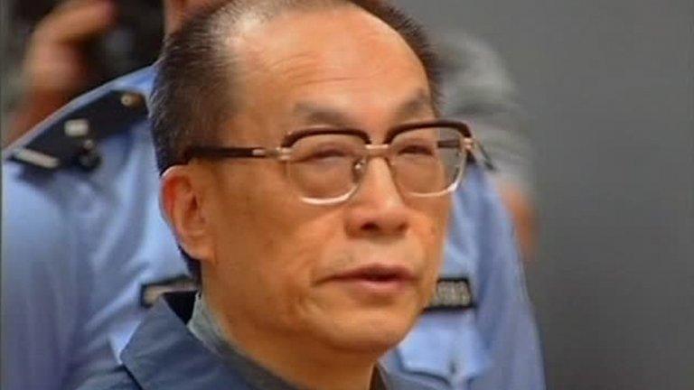 Liu Zhijun in court on 9 June 2013